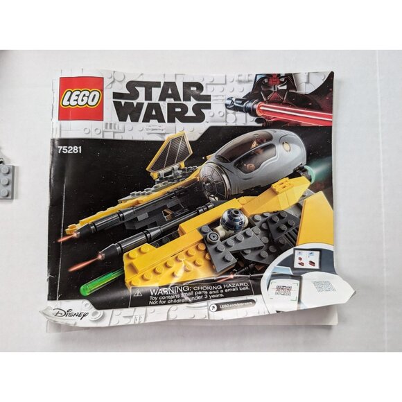 LEGO Star Wars Anakins Jedi Interceptor 75281 NEARLY COMPLETE READ in Box - Picture 8 of 13
